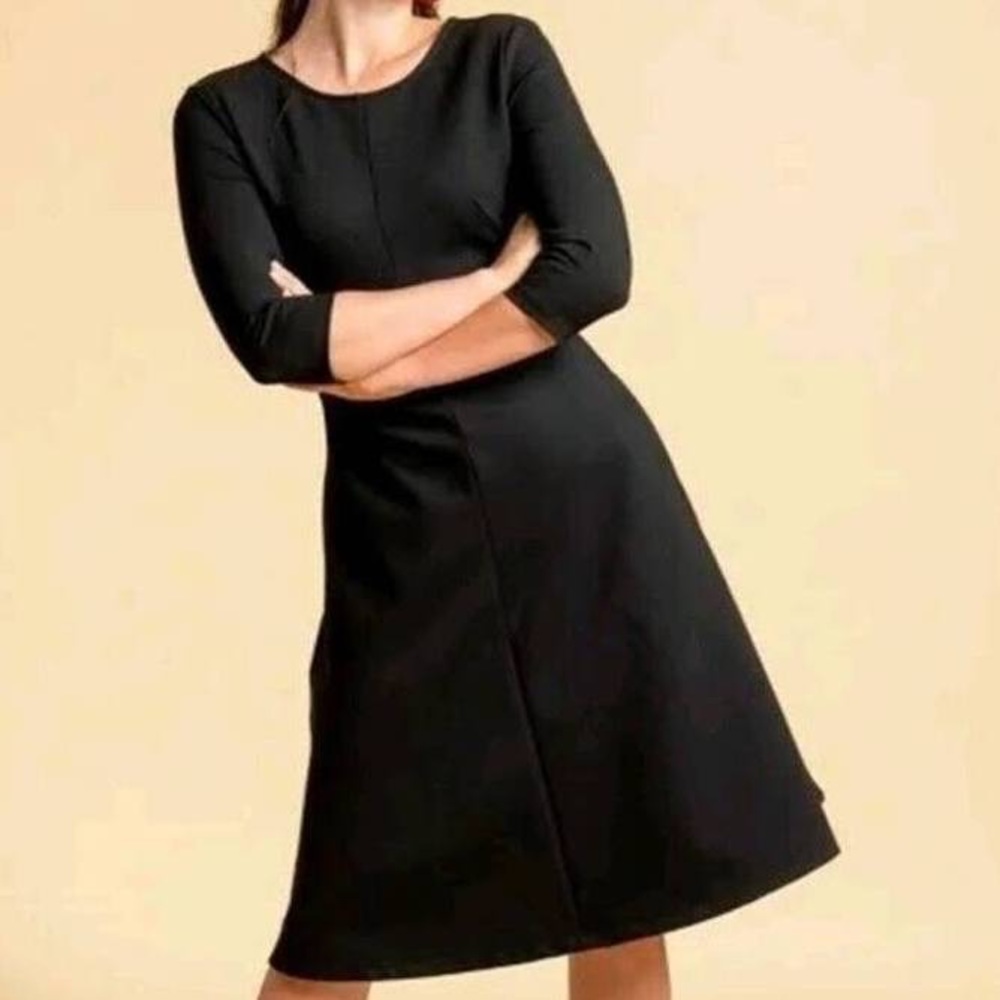 Betabrand The 9 to 5 Dress - Five Pockets - Black Dress